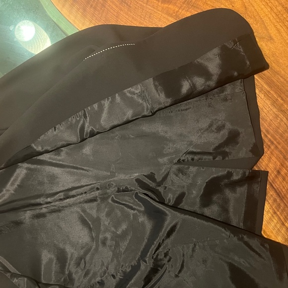 Business Jacket Black With While Stitching - Picture 4 of 5